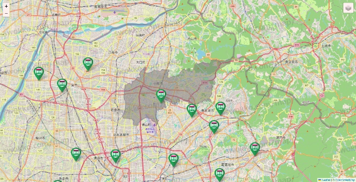 愛知県の業務スーパーの店舗地図