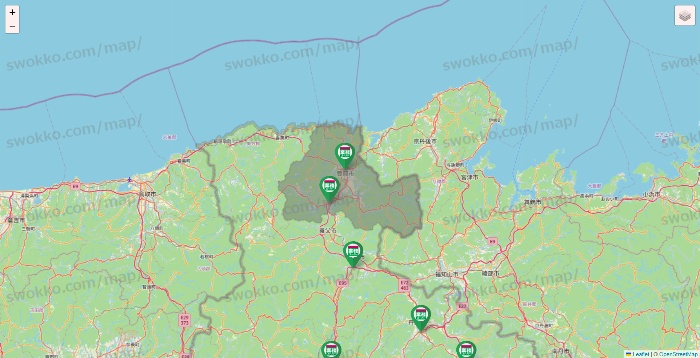 兵庫県の業務スーパーの店舗地図