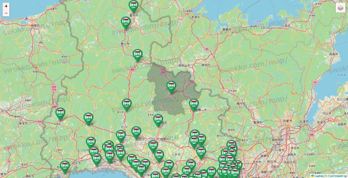 兵庫県の業務スーパーの店舗地図