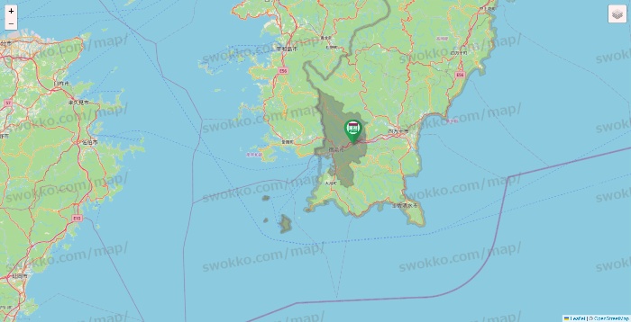 高知県の業務スーパーの店舗地図