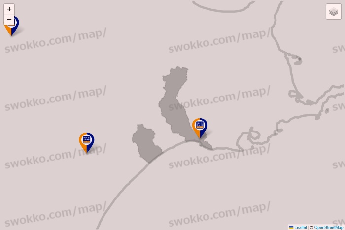 北海道のハローストレージの店舗地図