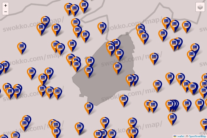 東京都のハローストレージの店舗地図