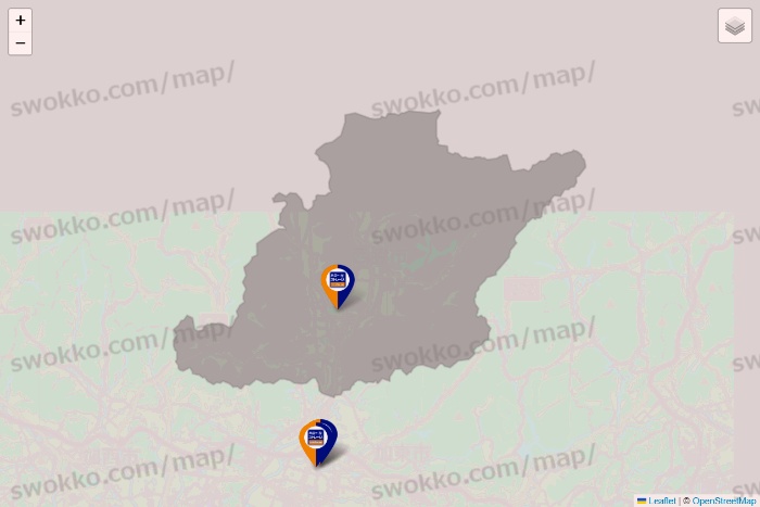 兵庫県のハローストレージの店舗地図