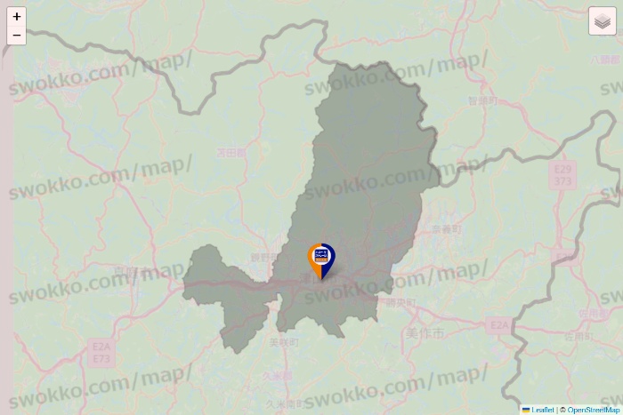 岡山県のハローストレージの店舗地図