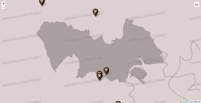 神奈川県の星乃珈琲の店舗地図