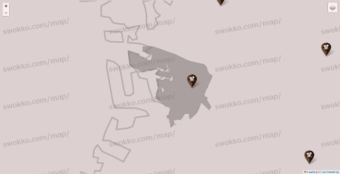 大阪府の星乃珈琲の店舗地図
