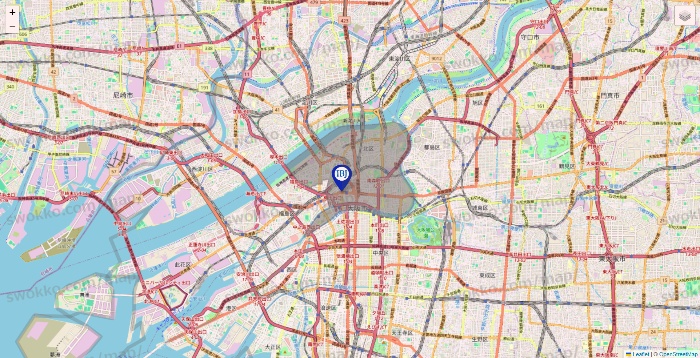 大阪府のIBJメンバーズの店舗地図