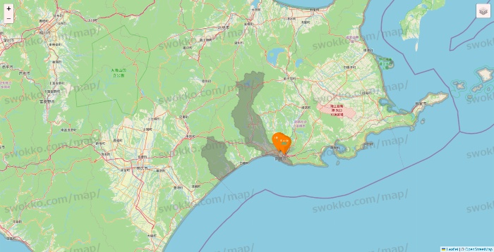 北海道のillusie300（イルーシーサンマルマル）の店舗地図