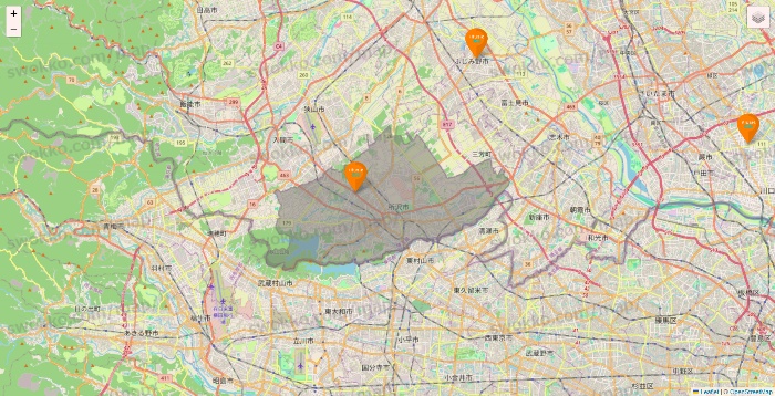埼玉県のillusie300（イルーシーサンマルマル）の店舗地図
