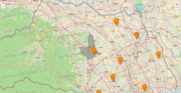 埼玉県のillusie300（イルーシーサンマルマル）の店舗地図