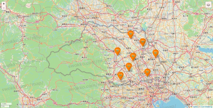 埼玉県のillusie300（イルーシーサンマルマル）の店舗地図