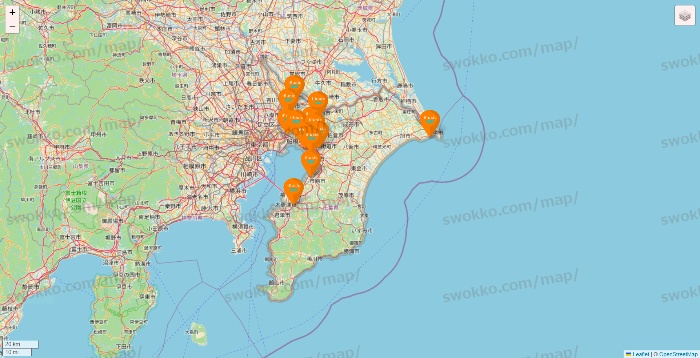 千葉県のillusie300（イルーシーサンマルマル）の店舗地図