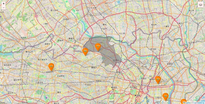 東京都のillusie300（イルーシーサンマルマル）の店舗地図