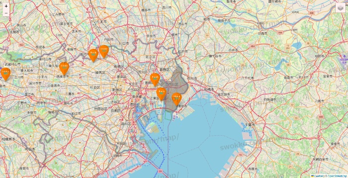 東京都のillusie300（イルーシーサンマルマル）の店舗地図