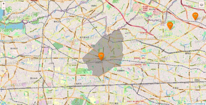 東京都のillusie300（イルーシーサンマルマル）の店舗地図