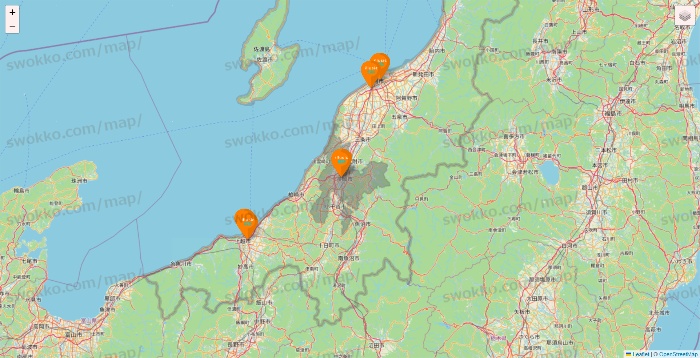 新潟県のillusie300（イルーシーサンマルマル）の店舗地図