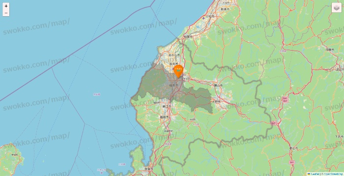 福井県のillusie300（イルーシーサンマルマル）の店舗地図
