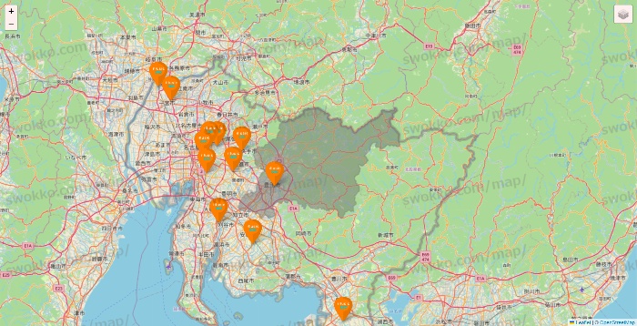 愛知県のillusie300（イルーシーサンマルマル）の店舗地図