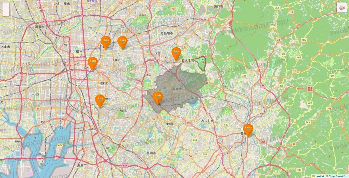 愛知県のillusie300（イルーシーサンマルマル）の店舗地図