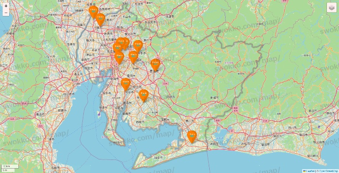 愛知県のillusie300（イルーシーサンマルマル）の店舗地図