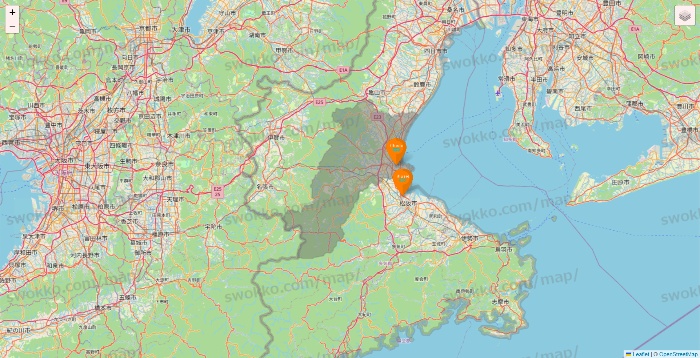 三重県のillusie300（イルーシーサンマルマル）の店舗地図
