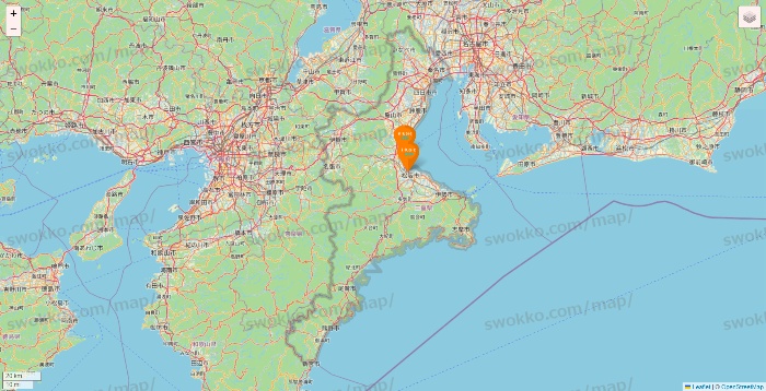 三重県のillusie300（イルーシーサンマルマル）の店舗地図