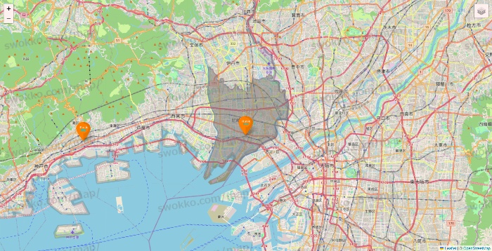 兵庫県のillusie300（イルーシーサンマルマル）の店舗地図