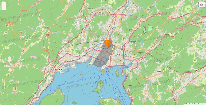 広島県のillusie300（イルーシーサンマルマル）の店舗地図