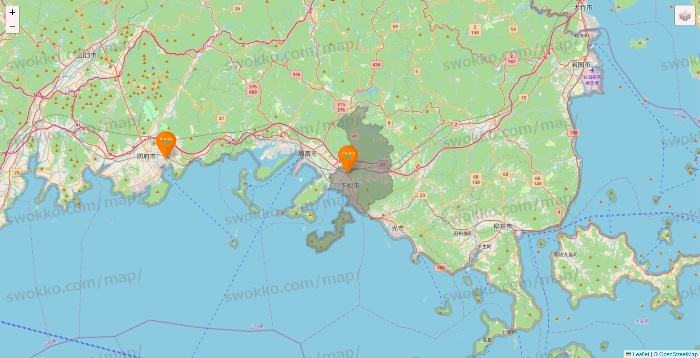 山口県のillusie300（イルーシーサンマルマル）の店舗地図