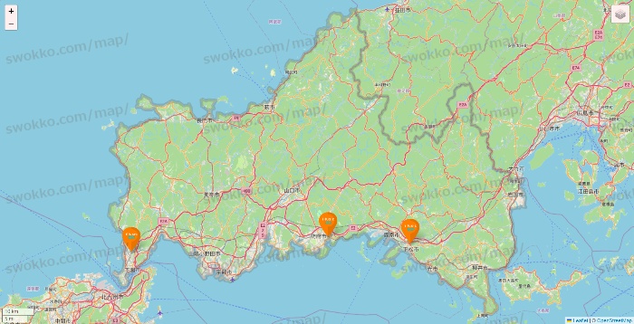 山口県のillusie300（イルーシーサンマルマル）の店舗地図