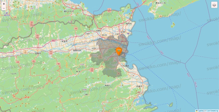 徳島県のillusie300（イルーシーサンマルマル）の店舗地図
