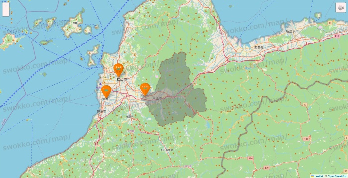 愛媛県のillusie300（イルーシーサンマルマル）の店舗地図