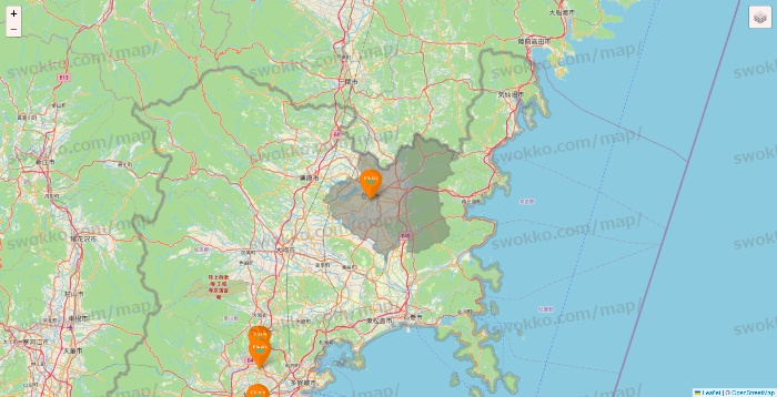 宮城県のillusie300（イルーシーサンマルマル）の店舗地図