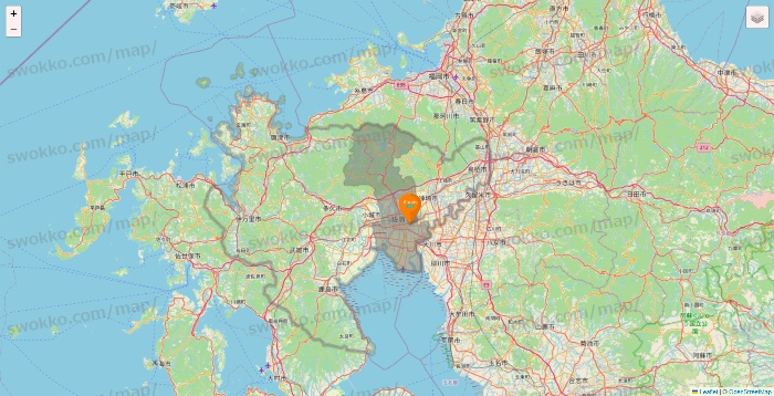 佐賀県のillusie300（イルーシーサンマルマル）の店舗地図