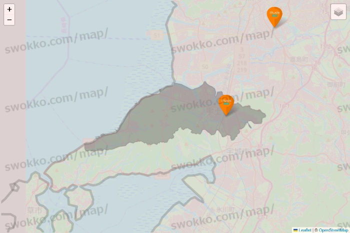 熊本県のillusie300（イルーシーサンマルマル）の店舗地図
