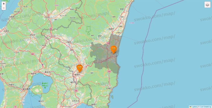 宮崎県のillusie300（イルーシーサンマルマル）の店舗地図