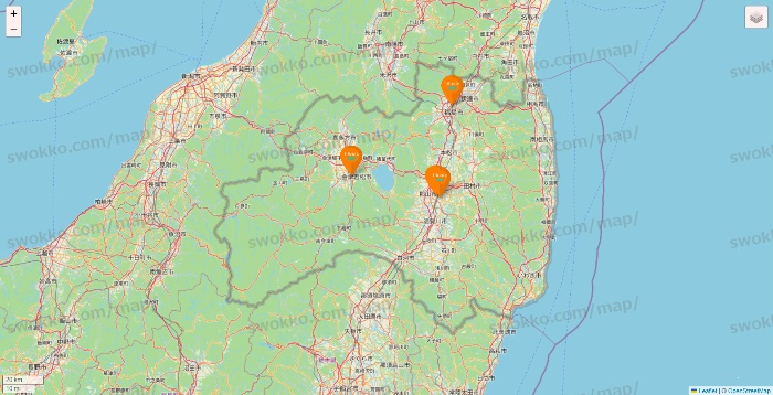 福島県のillusie300（イルーシーサンマルマル）の店舗地図