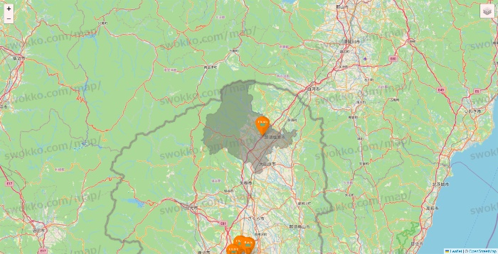 栃木県のillusie300（イルーシーサンマルマル）の店舗地図