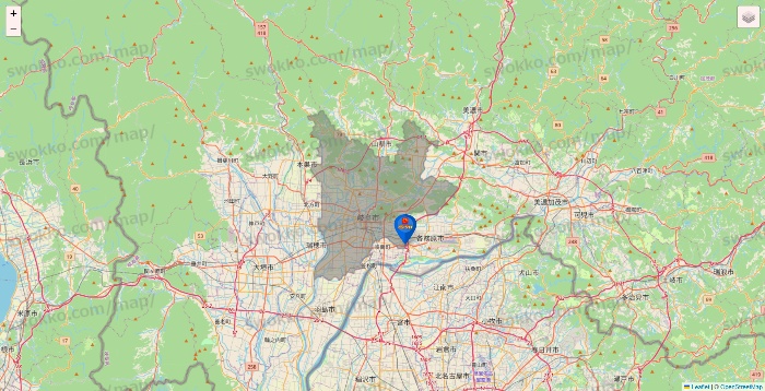 岐阜県のイシグロの店舗地図