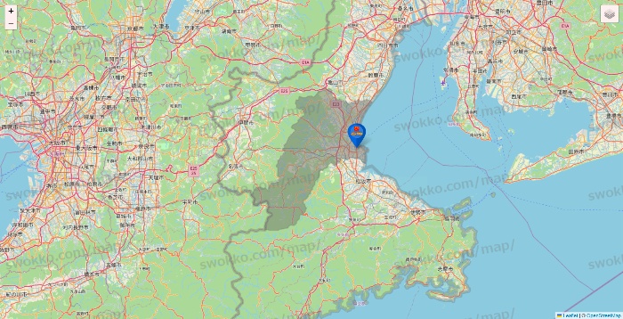 三重県のイシグロの店舗地図