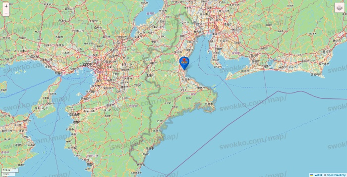 三重県のイシグロの店舗地図