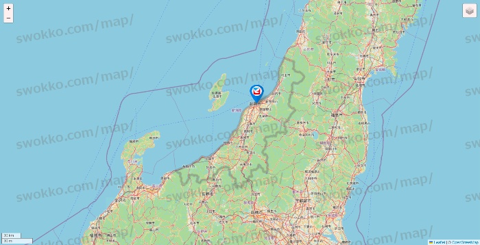 新潟県のイトーヨーカドーの店舗地図
