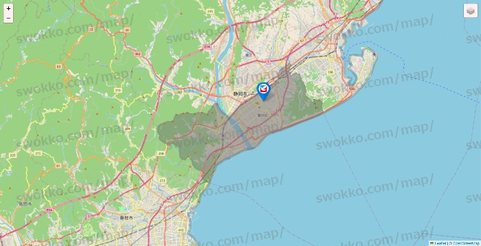 静岡県のイトーヨーカドーの店舗地図
