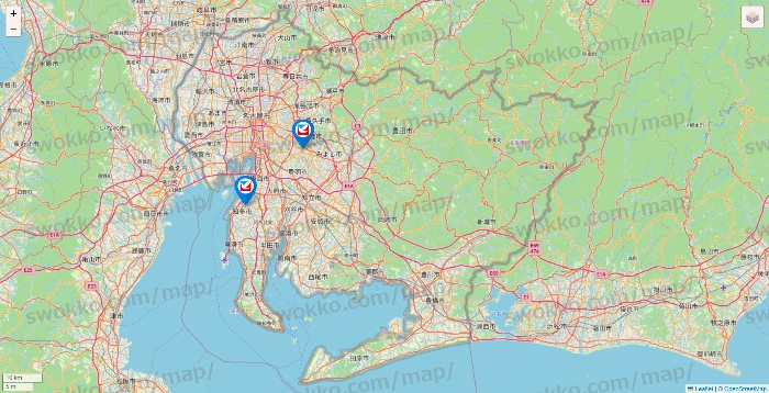 愛知県のイトーヨーカドーの店舗地図