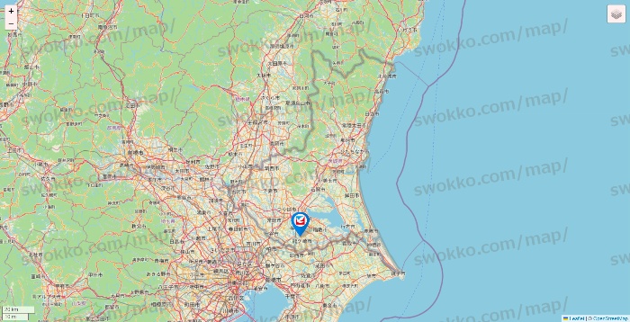 茨城県のイトーヨーカドーの店舗地図