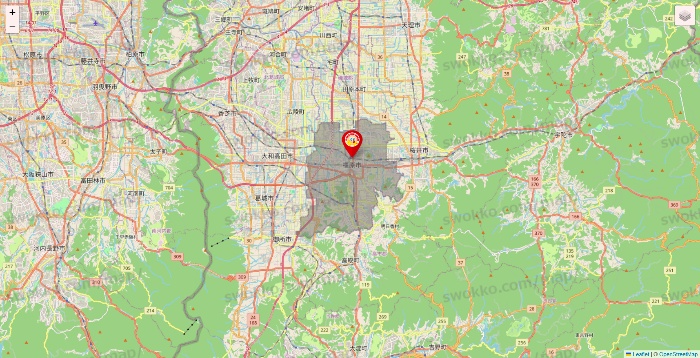 奈良県のジャンカラの店舗地図