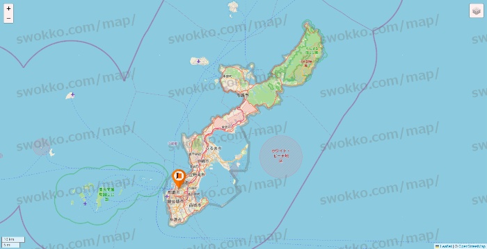 沖縄県のジェイエステティックの店舗地図