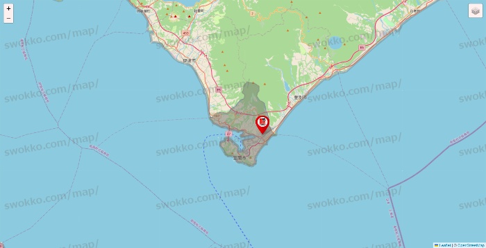 北海道の自遊空間の店舗地図