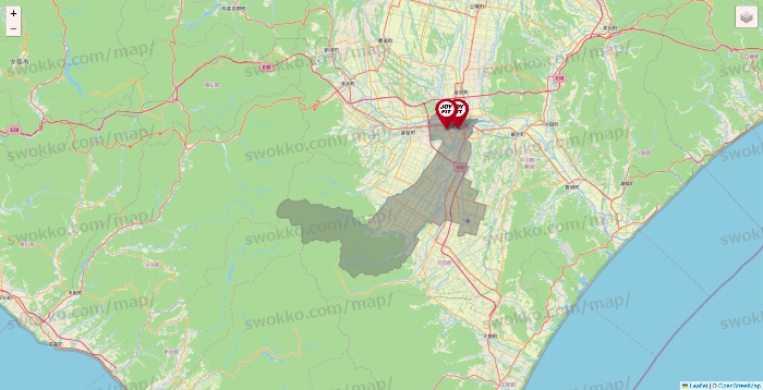 北海道のJOYFITの店舗地図