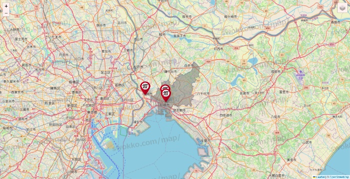 千葉県のJOYFITの店舗地図